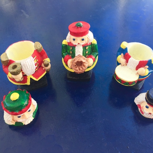 Vintage 80’s Miniature Resin Durable Toy Soldier Collector Tea set, Christmas. - Picture 9 of 9